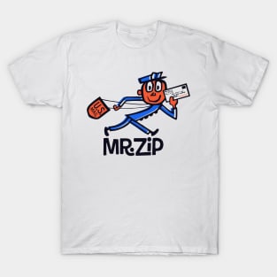 Mr. Zip Zippy T-Shirt – USPS Retro Mailman Design – Postal Worker Gift T-Shirt